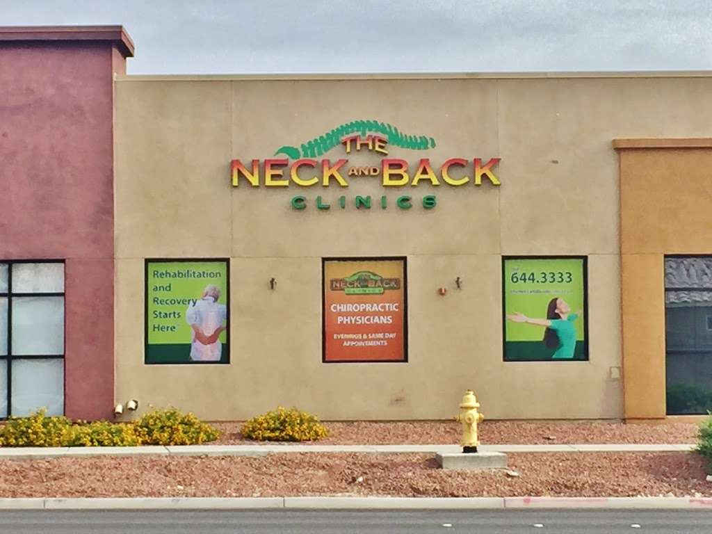 The Neck and Back Clinics – Aliante | 3820 W Ann Rd #130, North Las Vegas, NV 89031, USA | Phone: (702) 233-2626