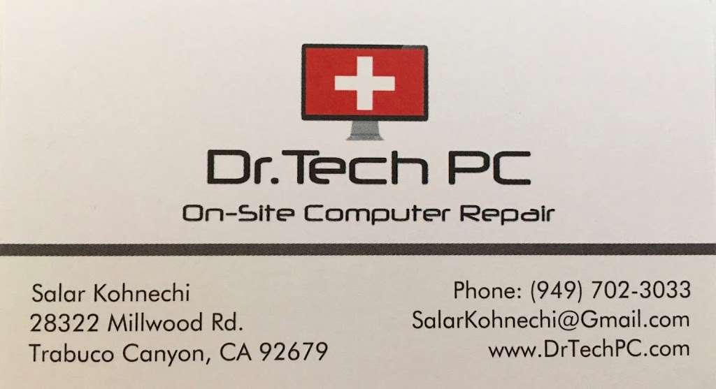 Dr. Tech PC | 28322 Millwood Rd, Trabuco Canyon, CA 92679, USA | Phone: (949) 702-3033