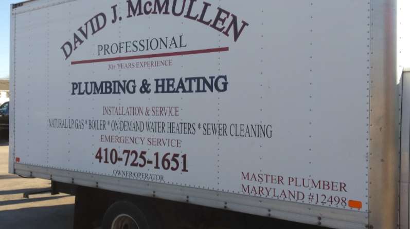 David J McMullen Plumbing & Heating | 420 High St Rear, Cambridge, MD 21613, USA | Phone: (410) 725-1651