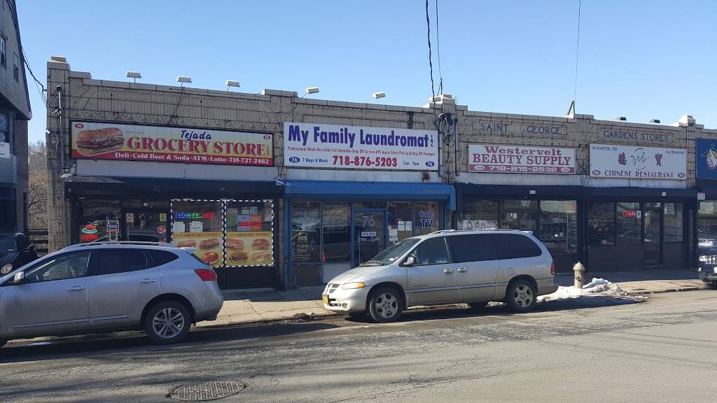 My Family Laundromat Inc. | 76 Westervelt Ave, Staten Island, NY 10301, USA | Phone: (718) 876-5203