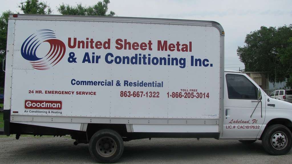 United Sheet Metal & Air Conditioning | 215 Contractors Way, Lakeland, FL 33801, USA | Phone: (863) 667-1322