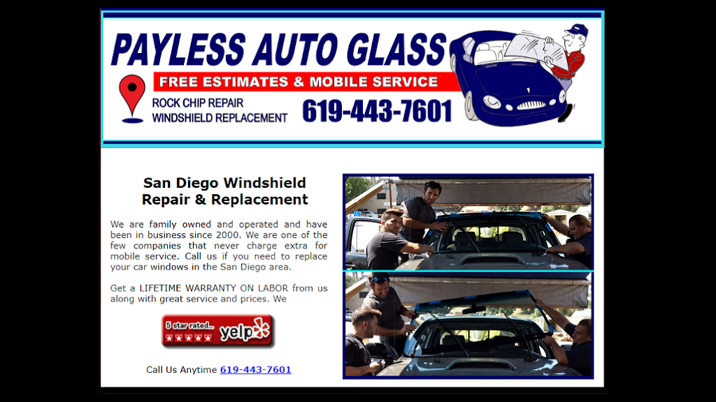 Payless Auto Glass | 8839 Winter Gardens Blvd #3, Lakeside, CA 92040, USA | Phone: (619) 443-7601