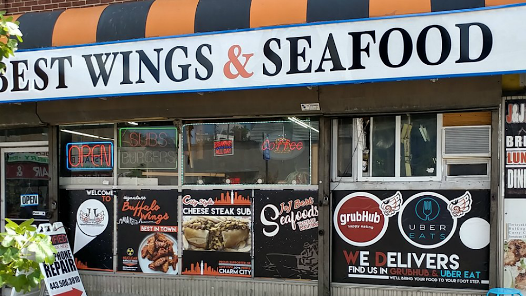J & J Best Wing and Seafood | 3117 W North Ave, Baltimore, MD 21216, USA | Phone: (410) 566-4376
