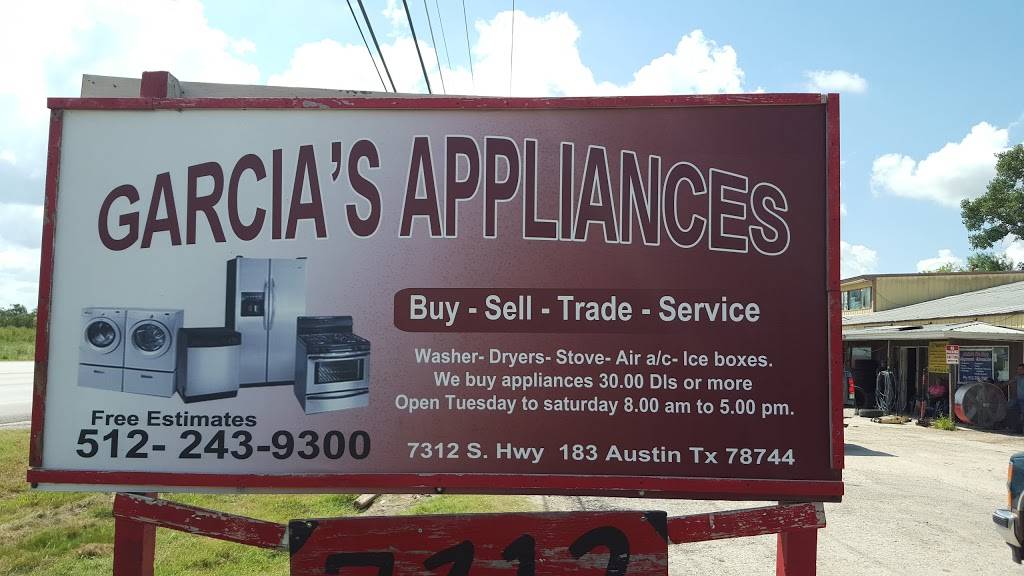 Garcias Appliances | 7312 US-183, Austin, TX 78750 | Phone: (512) 797-9879