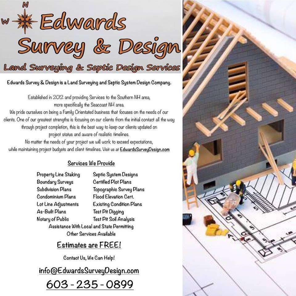 Edwards Survey & Design | 67 Dows Ln, Seabrook, NH 03874 | Phone: (603) 235-0899