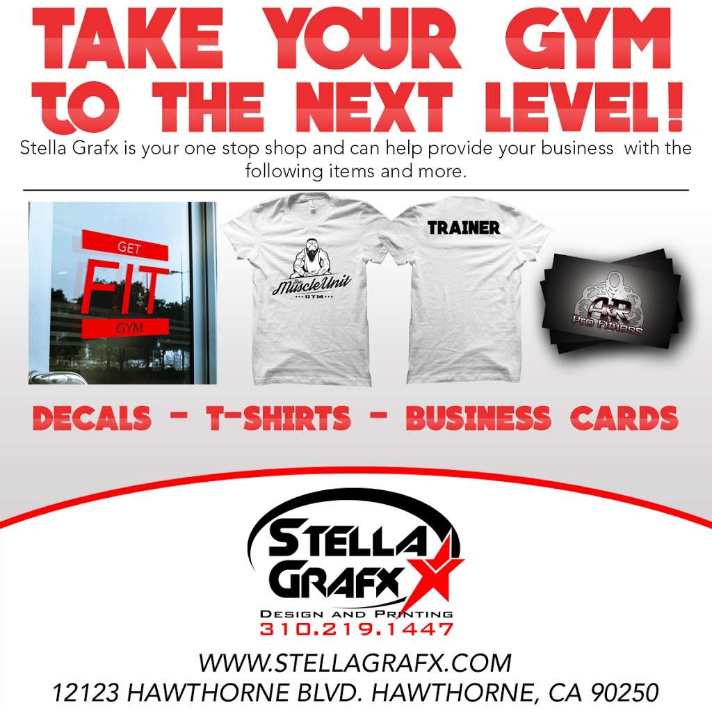 Stella Grafx | 12123 Hawthorne Blvd, Hawthorne, CA 90250, USA | Phone: (310) 219-1447