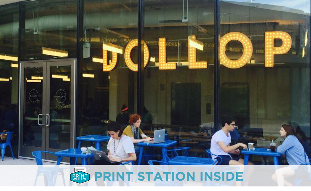 Print With Me Printer Station at Dollop Coffee Co. Buena Park | 4181 N Clarendon Ave, Chicago, IL 60613, USA | Phone: (773) 797-2118