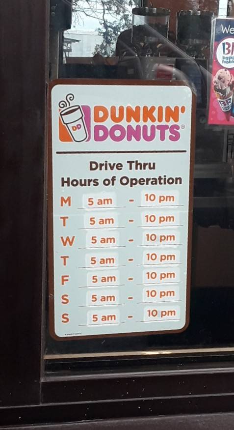 Dunkin | 1524 4th St S, St. Petersburg, FL 33701, USA | Phone: (727) 289-3927