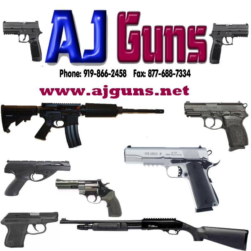 AJ Guns | 423 Bethlehem Rd, Knightdale, NC 27545 | Phone: (919) 373-8141