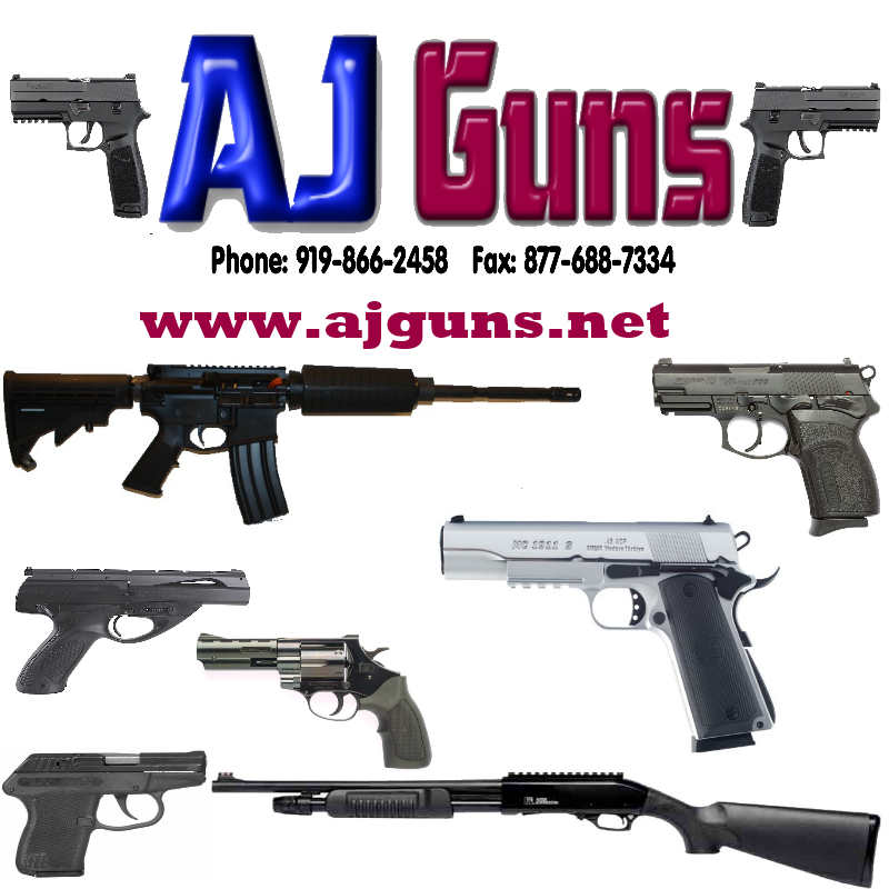 AJ Guns | 423 Bethlehem Rd, Knightdale, NC 27545, USA | Phone: (919) 373-8141