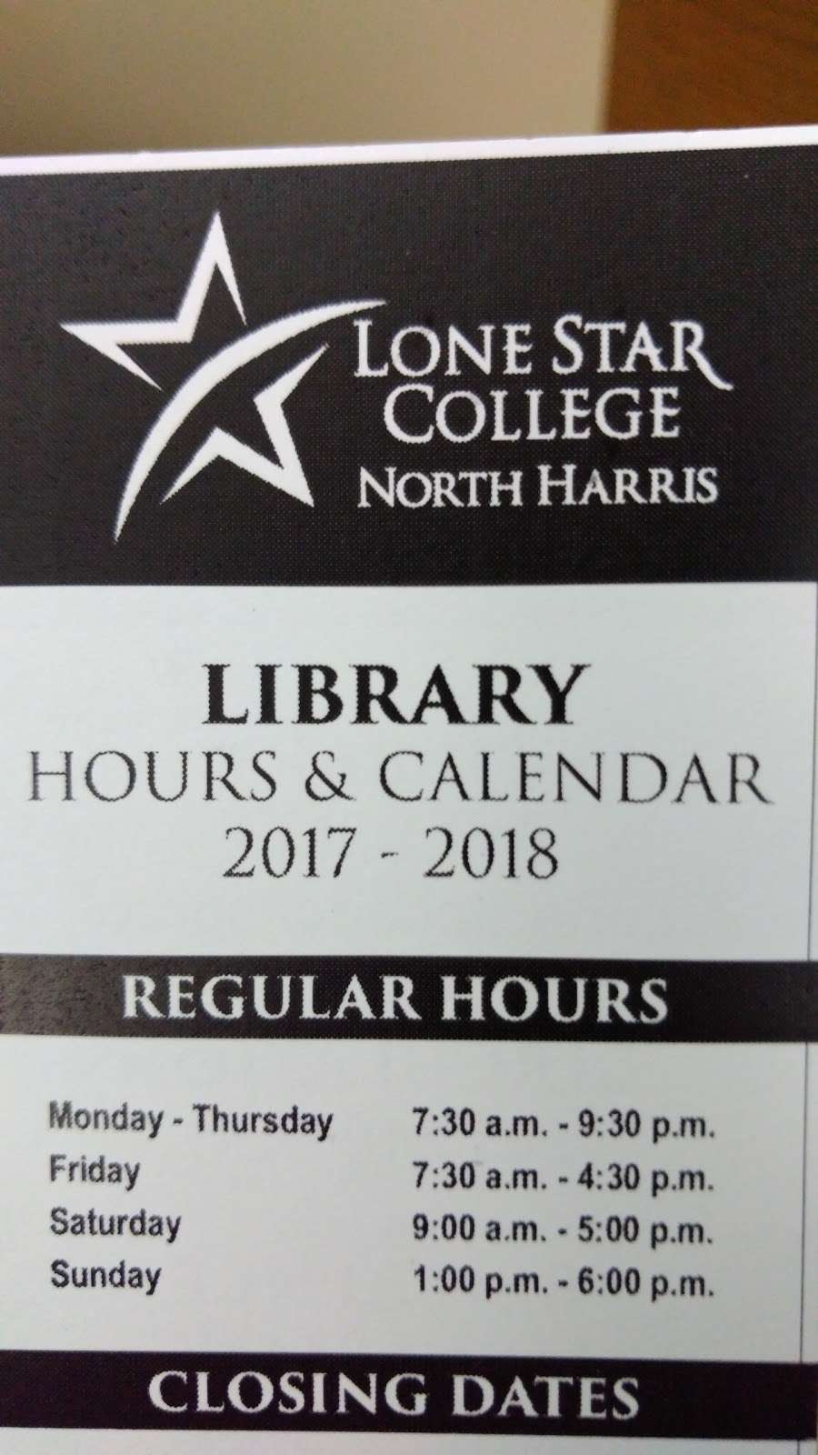 Lone Star College-North Harris Library | 2700 W W Thorne Dr, Houston, TX 77073, USA | Phone: (281) 618-5707