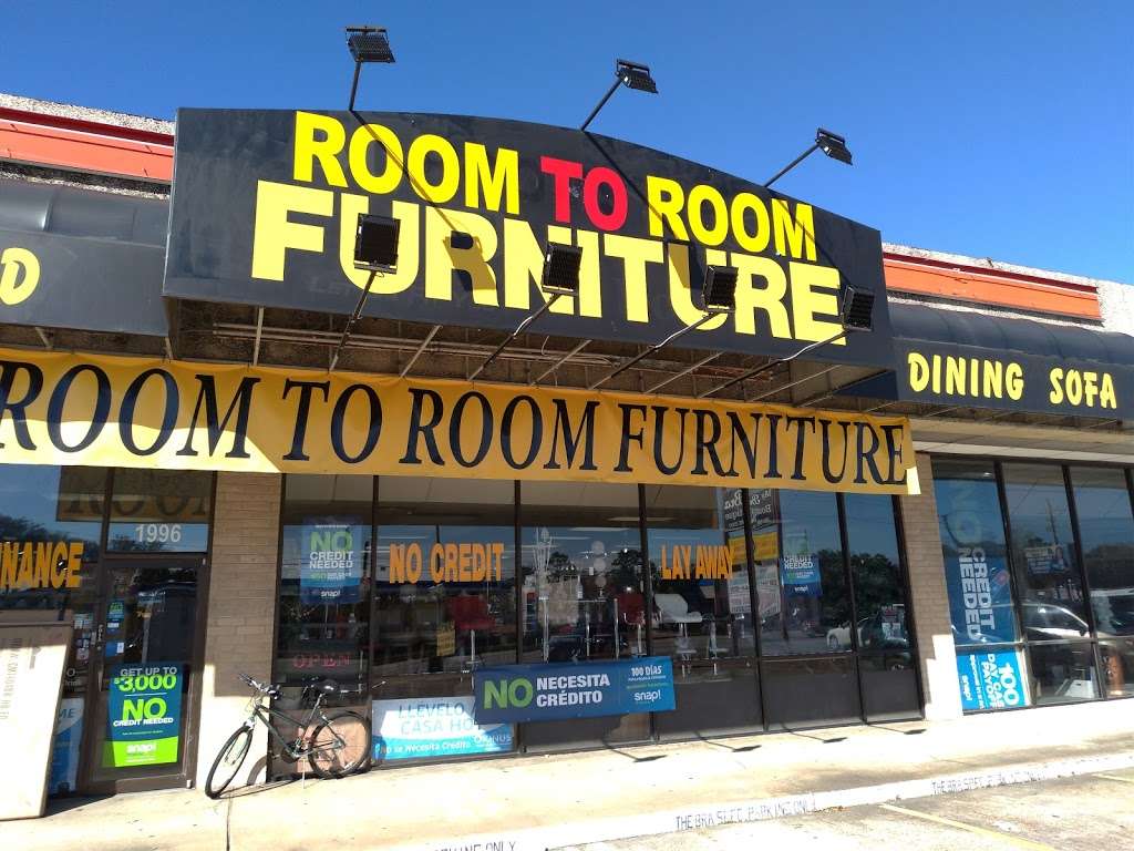 Room to Room Furniture | 1996 Cypress Creek Pkwy, Houston, TX 77090, USA | Phone: (281) 781-8078