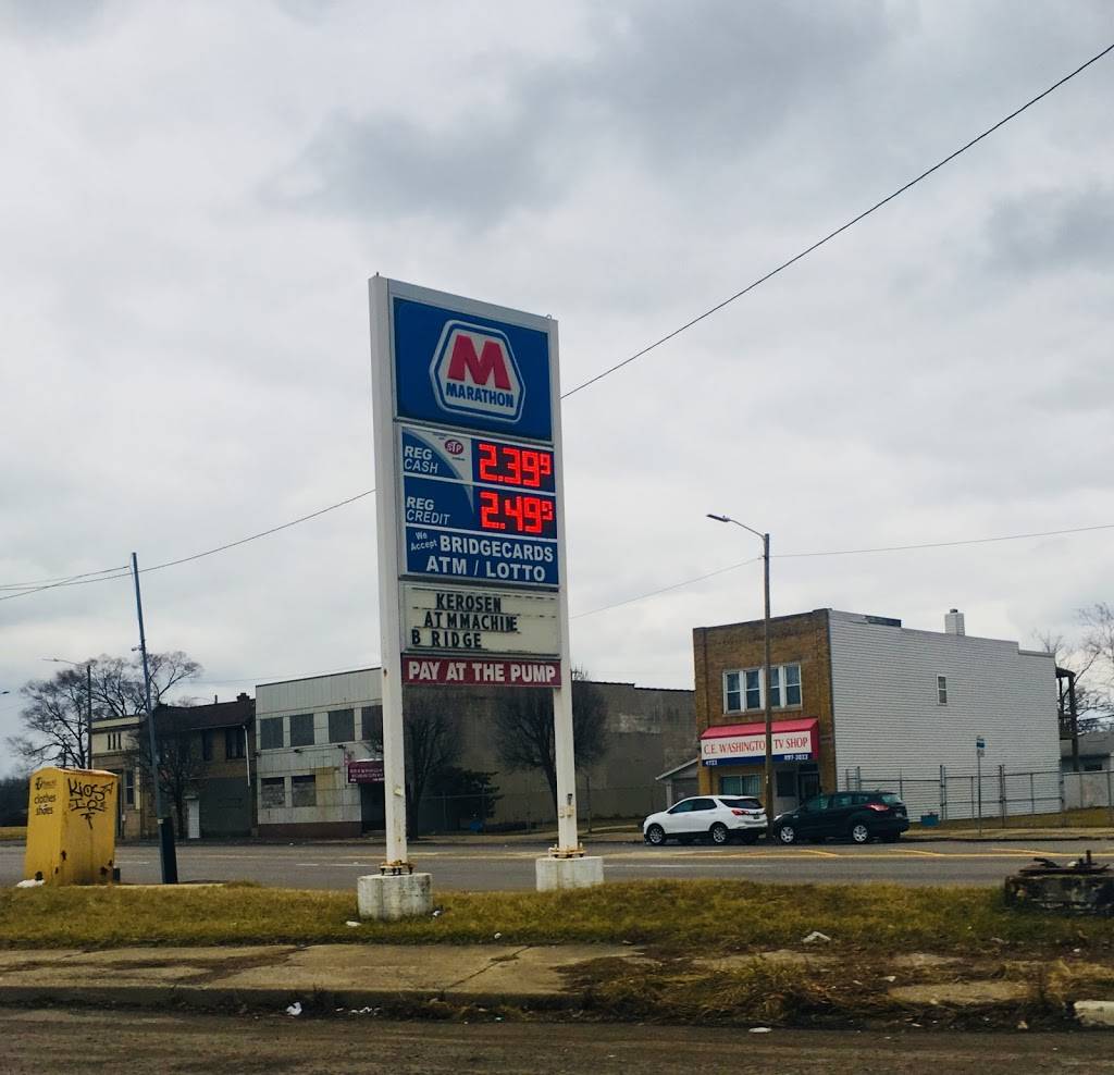 Marathon Gas | 4710 W Warren Ave, Detroit, MI 48210, USA | Phone: (313) 899-5814