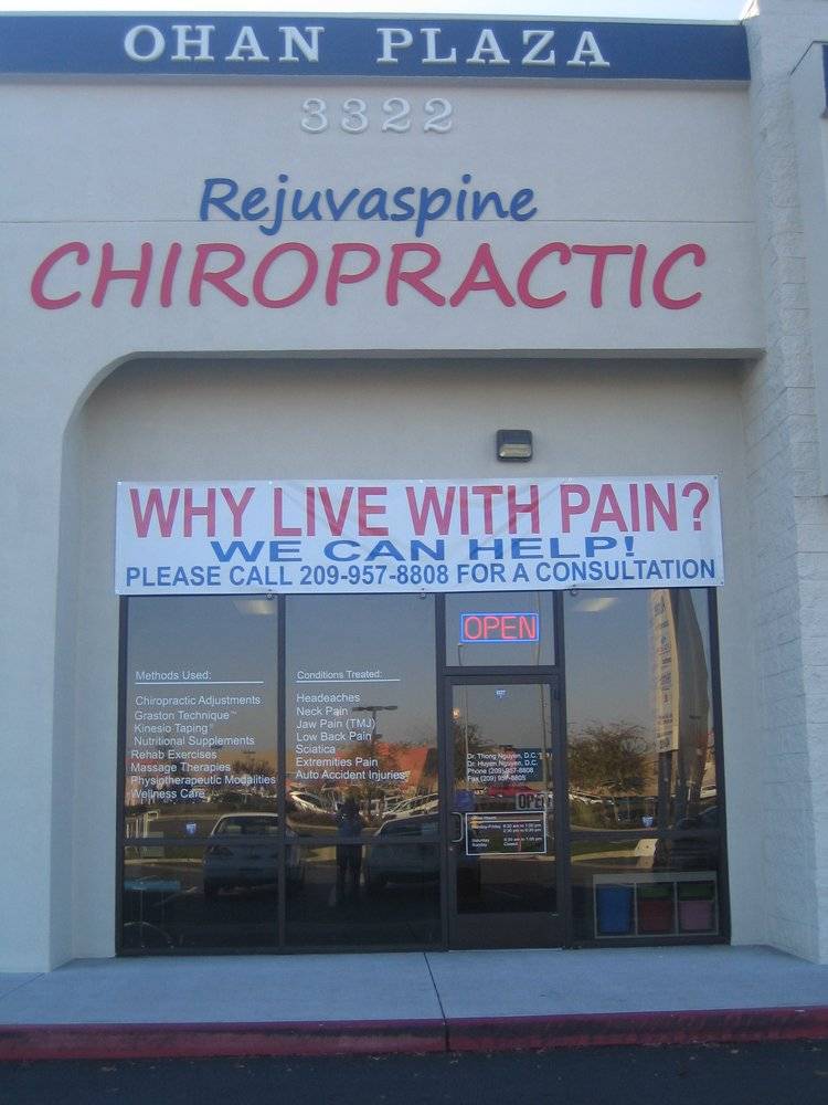 Rejuvaspine Chiropractic: Thanh-Huyen Nguyen, DC | 3322 E Hammer Ln suite i, Stockton, CA 95212, USA | Phone: (209) 957-8808