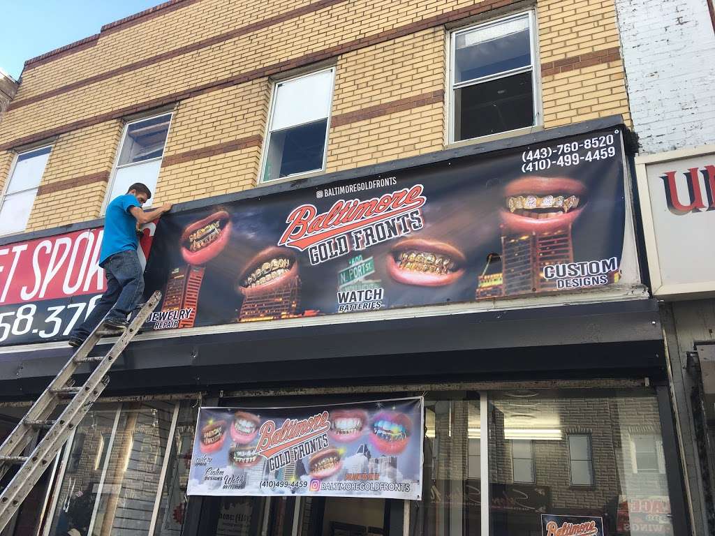 Baltimore Gold Fronts Gold Teeth Dealer | 2429 E Monument St, Baltimore, MD 21205 | Phone: (410) 499-4459