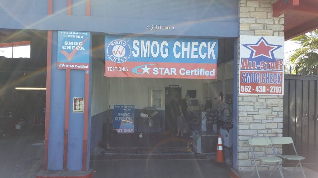 All Star Smog | 4390 E Anaheim St, Long Beach, CA 92843, USA | Phone: (562) 438-2707