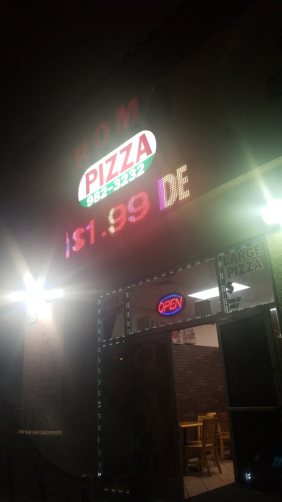 Roma Pizza | 605 E Twain Ave #1, Las Vegas, NV 89169, USA | Phone: (702) 982-3232