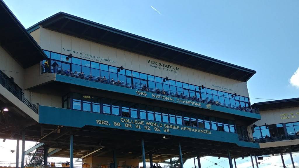 Eck Stadium | 4100 E 21st St N, Wichita, KS 67208, USA | Phone: (316) 978-3636 Eck Stadium | 4100 E 21st St N, Wichita, KS 67208, USA | Phone: (316) 978-3636