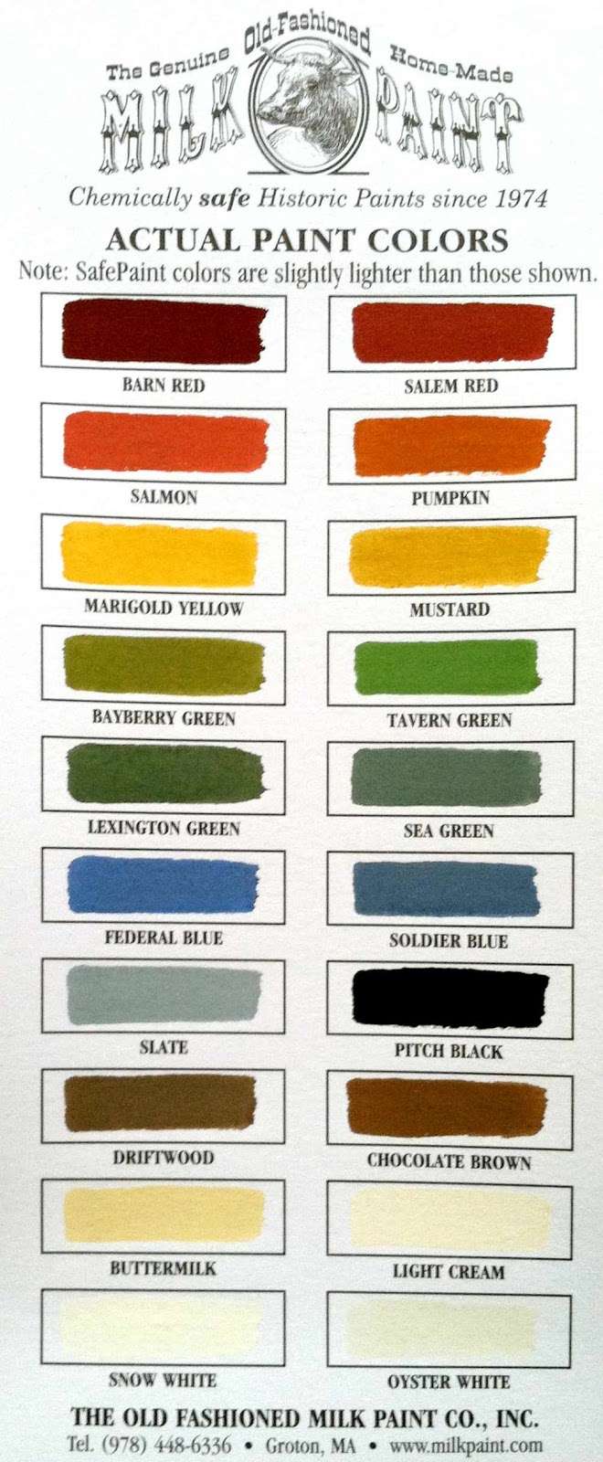 The Old Fashioned Milk Paint Co., Inc. | 436 Main St, Groton, MA 01450, USA | Phone: (866) 350-6455