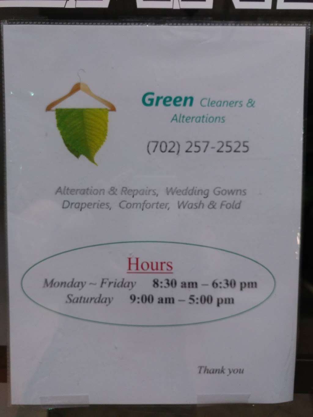 Green Cleaners | 10450 W Cheyenne Ave # 140, Las Vegas, NV 89129, USA | Phone: (702) 257-2525