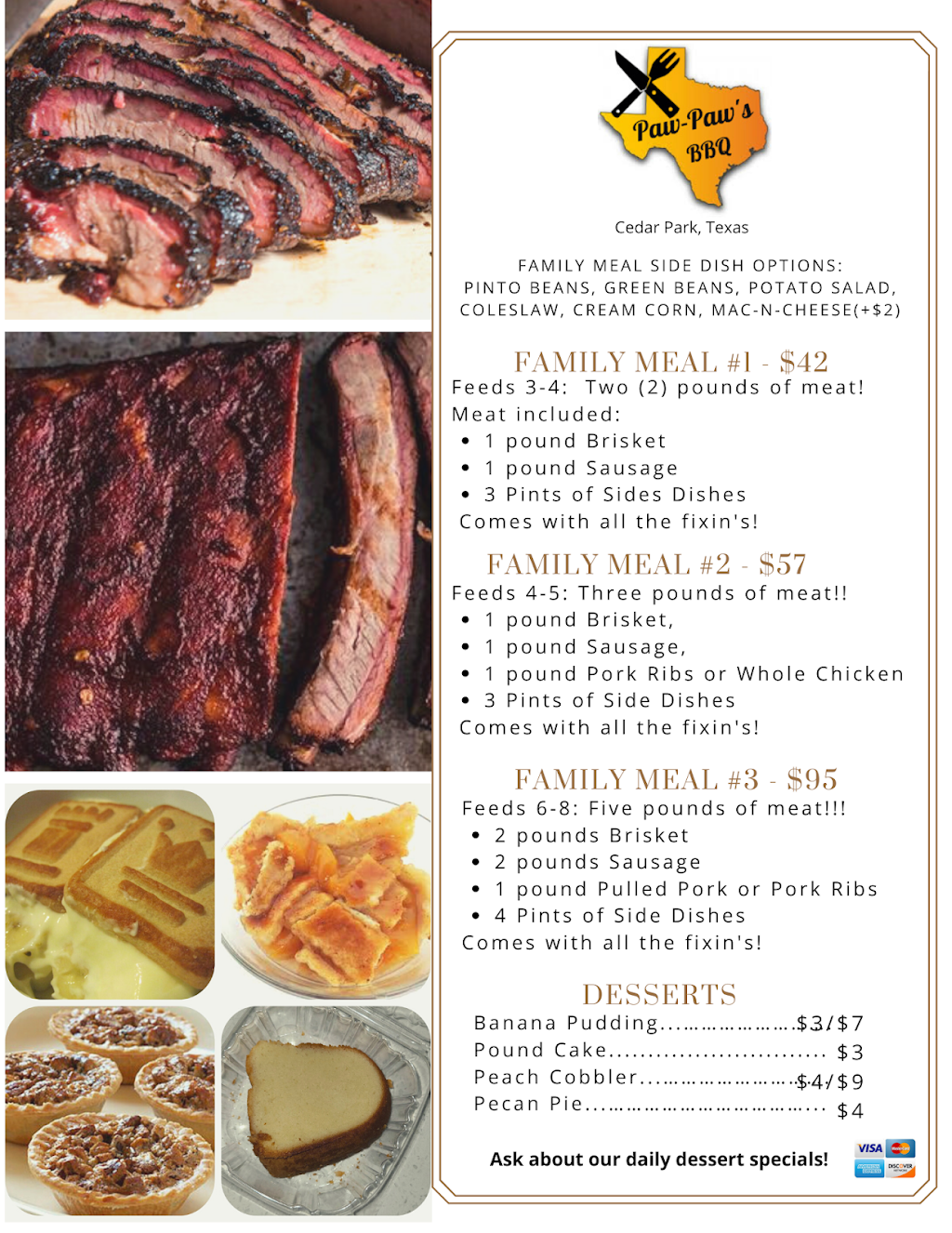 Paw Paws BBQ | 1906 N Bell Blvd, Cedar Park, TX 78613, USA | Phone: (512) 354-7700