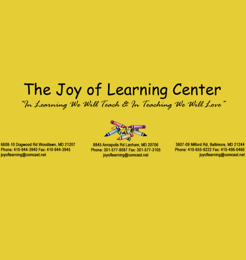 The Joy Of Learning Center | 8845 Annapolis Rd, Lanham, MD 20706, USA | Phone: (301) 577-8087