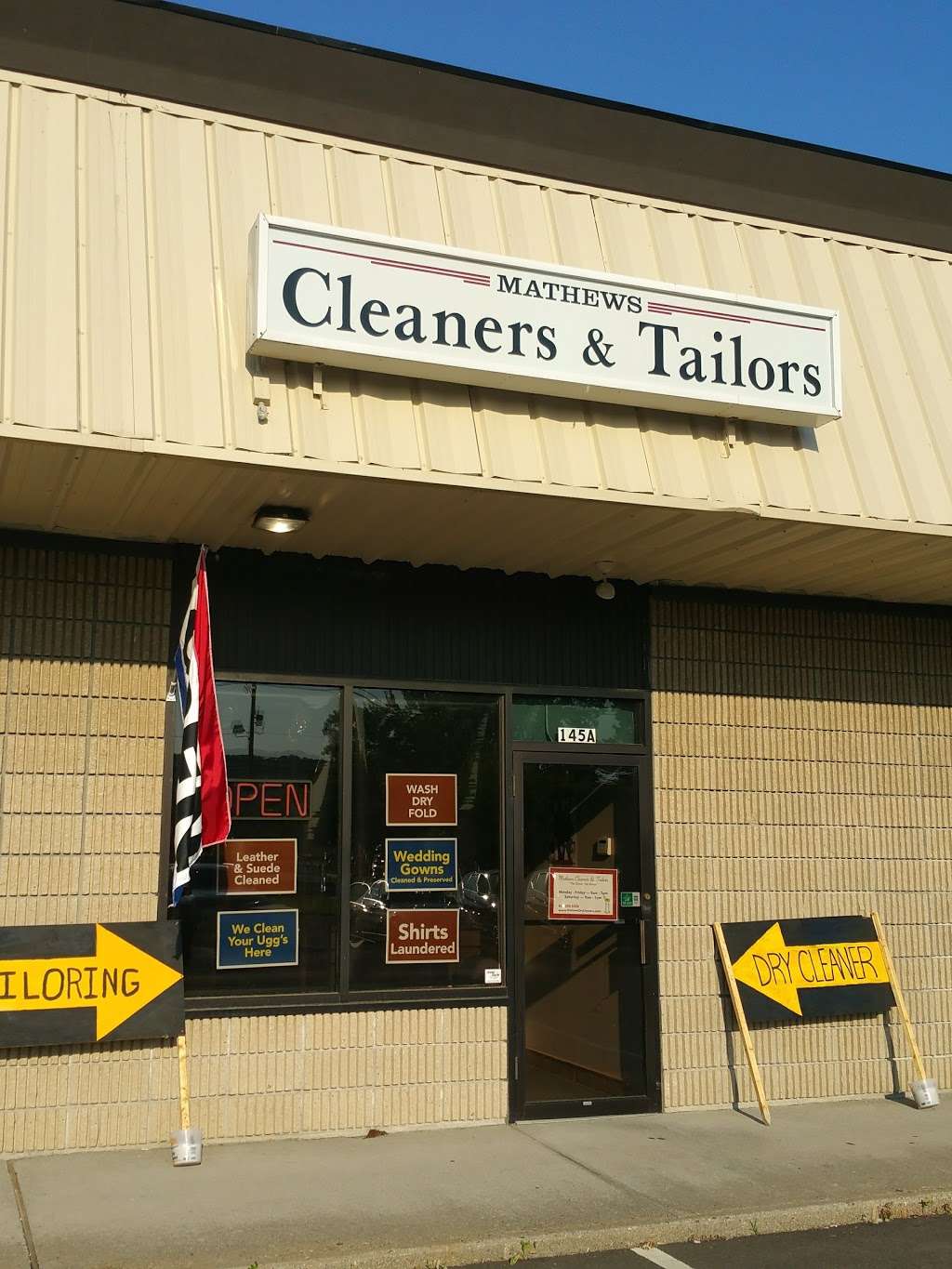 Mathews Cleaners & Tailors | 145 A Danbury Rd, New Milford, CT 06776, USA | Phone: (860) 355-5326