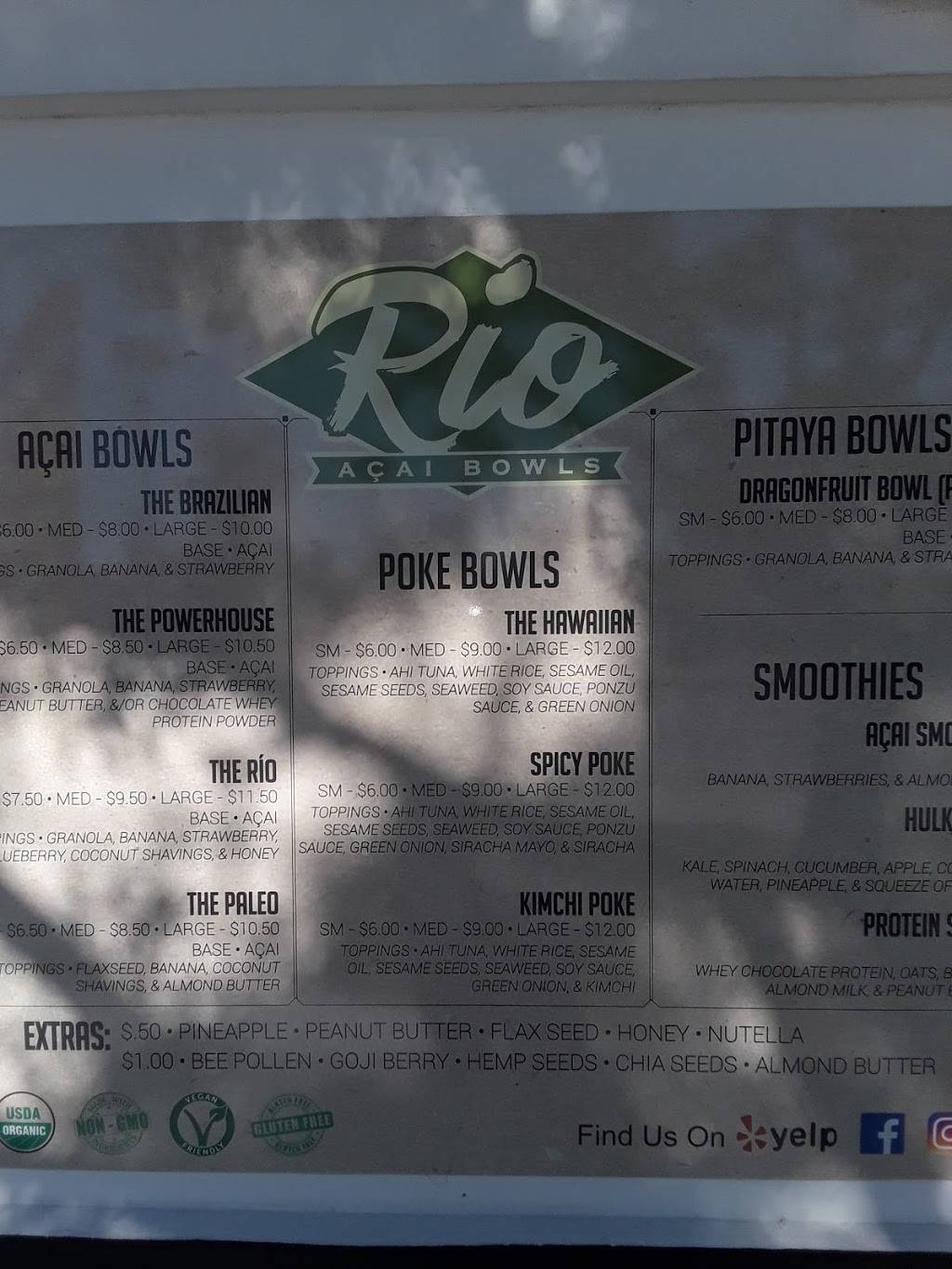 Rio Acai Bowls | 3650 Gosford Rd, Bakersfield, CA 93309, USA | Phone: (661) 885-7103