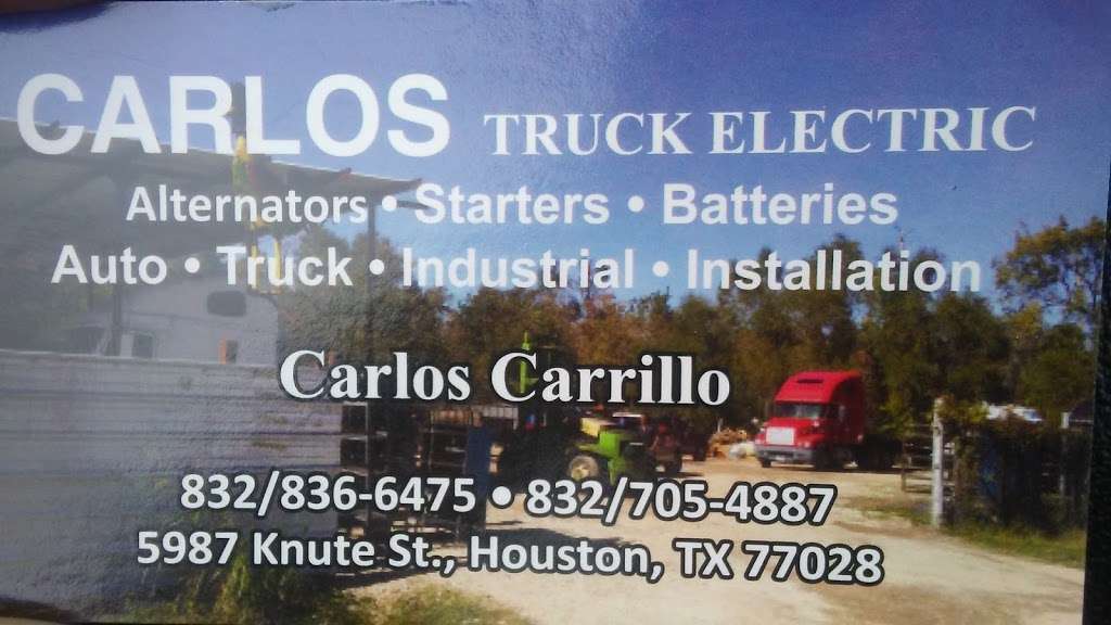 Carlos Truck Electric | 5987 Knute St, Houston, TX 77028, USA | Phone: (832) 705-4887