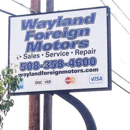 Wayland Foreign Motors | 356 Boston Post Rd, Wayland, MA 01778, USA | Phone: (508) 358-4600