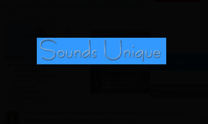 Sounds Unique | 1721A Little Orchard St, San Jose, CA 95125, USA | Phone: (408) 287-3002