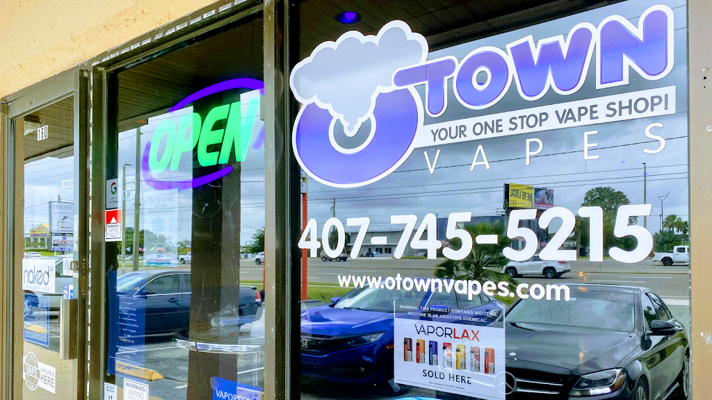 O Town Vapes | 5303 E Colonial Dr Suite 160, Orlando, FL 32807, USA | Phone: (407) 745-5215