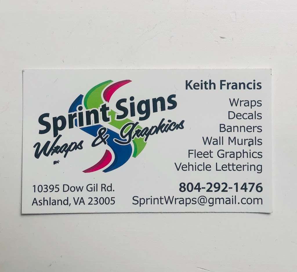 Sprint Signs | 10395 Dow Gil Rd, Ashland, VA 23005, USA | Phone: (804) 741-7446