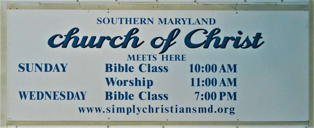 church of Christ Southern Maryland | 22607 Three Notch Rd, California, MD 20619 | Phone: (240) 535-1346