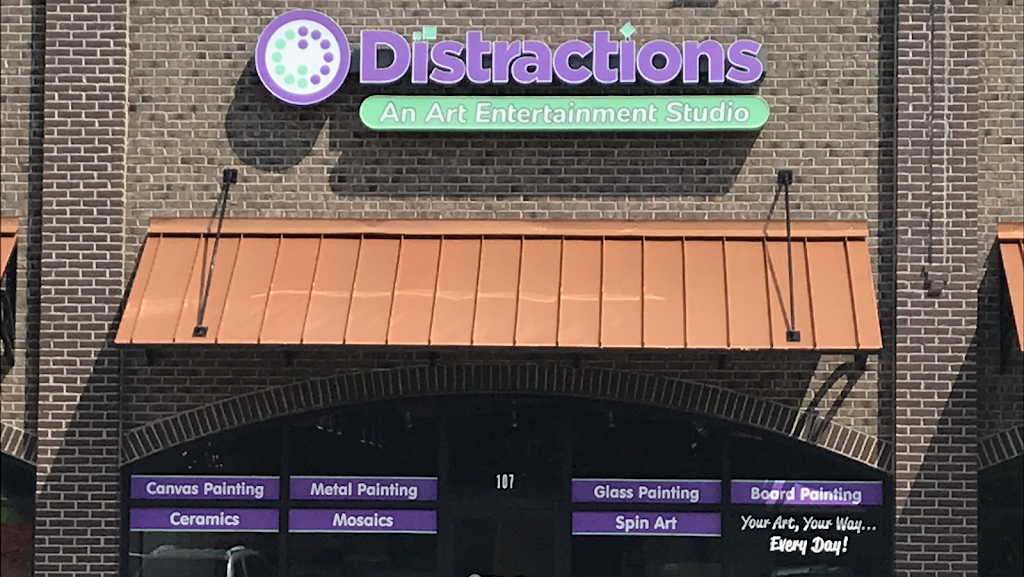 Distractions: An Art Entertainment Studio | 2762 NC-68 STE 107, High Point, NC 27265, USA | Phone: (336) 888-8990