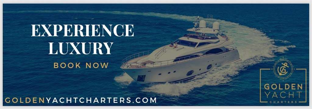 Golden Yacht Charters | 1635 N Bayshore Dr, Miami, FL 33132, USA | Phone: (305) 532-2628