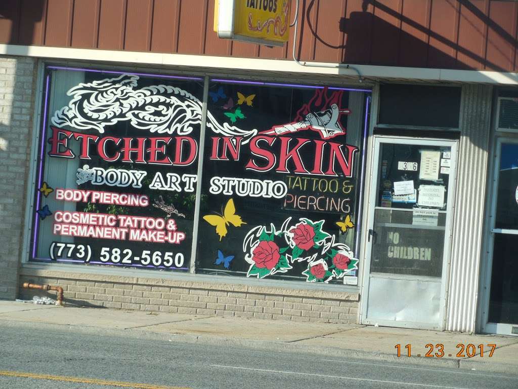 Etched In Skin LLC | 10725 S Ridgeland Ave, Chicago Ridge, IL 60415 | Phone: (773) 582-5650