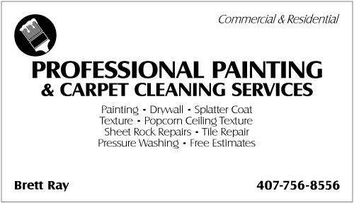 Professional Painting & Carpet Cleaning Services | Oakland, FL 34760, USA | Phone: (407) 756-8556