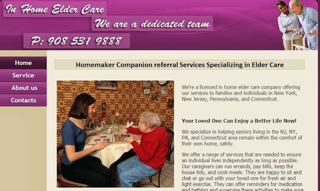 In Home Elder Care. Providing live in 24/7 caregivers, companion | 30 Estate Rd, Hillsborough Township, NJ 08844, USA | Phone: (908) 531-9888