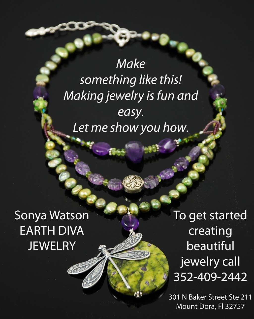 Earth Diva Jewelry | 301 N Baker St #211, Mt Dora, FL 32757, USA | Phone: (352) 409-2442