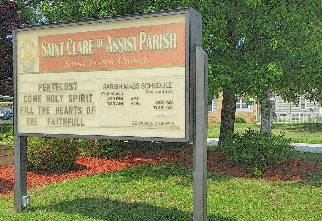 St. Clare of Assisi Parish | 130 Broad St, Swedesboro, NJ 08085, USA | Phone: (856) 467-0037