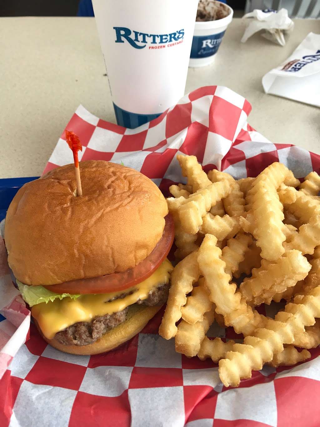 Ritters Custard and Burgers | 3535 Clear Lake City Blvd, Houston, TX 77059, USA | Phone: (281) 204-9777