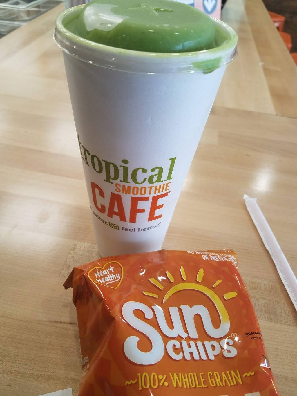 Tropical Smoothie Cafe | 2324 S Air Depot Blvd, Midwest City, OK 73110, USA | Phone: (405) 455-5180