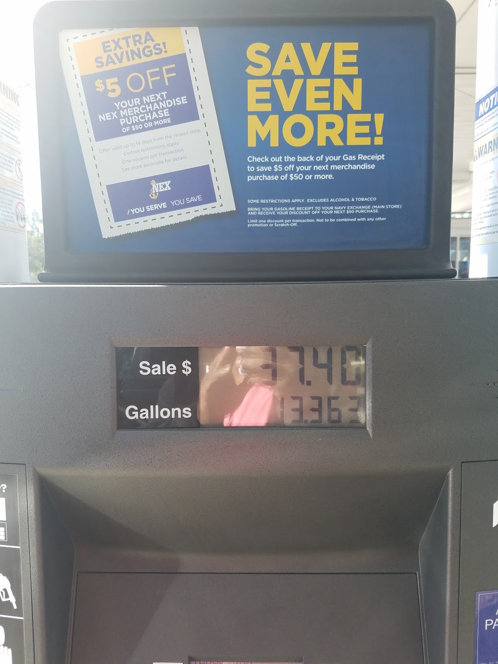 NEX Gas Station | Birmingham Ave Bldg. 429, Jacksonville, FL 32212 | Phone: (904) 777-7142