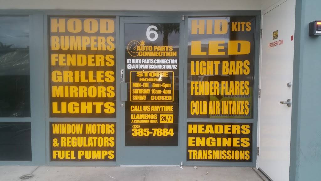 Auto Parts Connection | 3853 E Craig Rd Suite #6, North Las Vegas, NV 89030 | Phone: (702) 302-5033