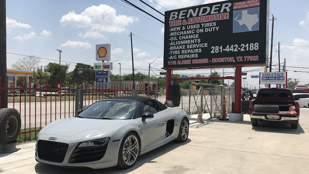 Bender Tires and Automotive | 1119 Aldine Bender Rd, Houston, TX 77032, USA | Phone: (281) 442-2188