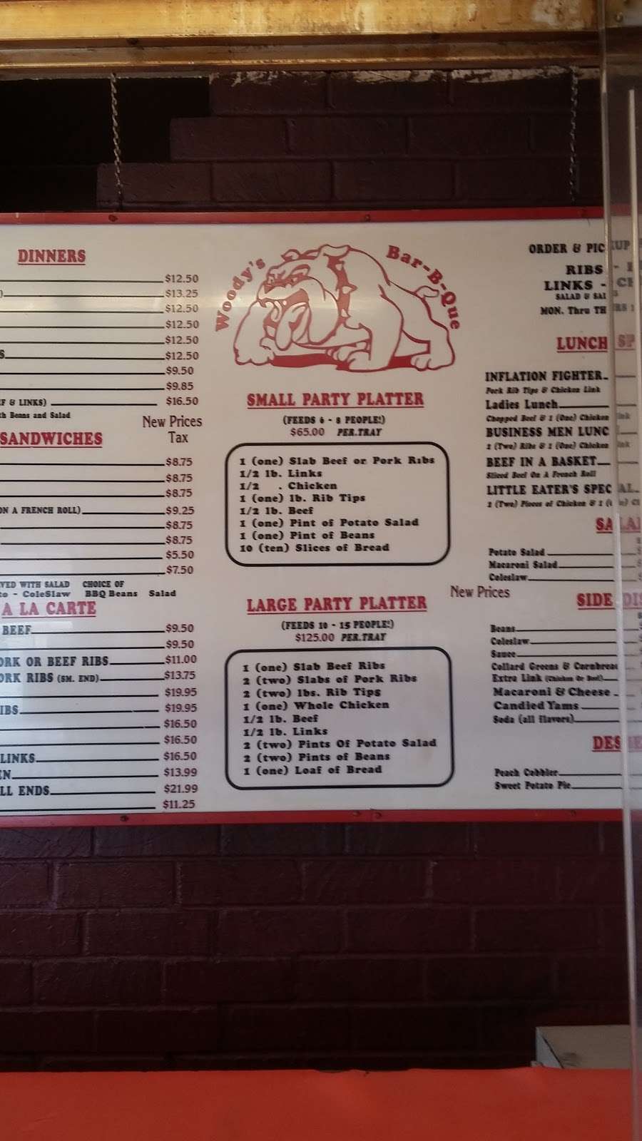 Woodys Bar-B-Q | 3446 W Slauson Ave, Los Angeles, CA 90043, USA | Phone: (323) 294-9443