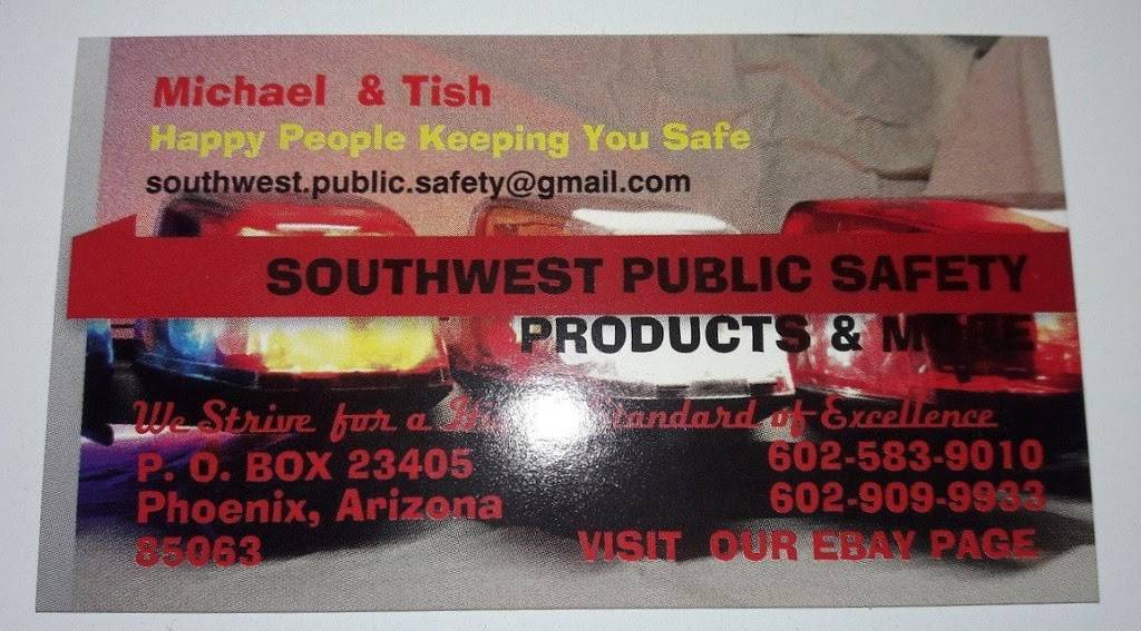 Southwest Public Safety Products of Arizona | 6519 W Coronado Rd, Phoenix, AZ 85035, USA | Phone: (602) 583-9010
