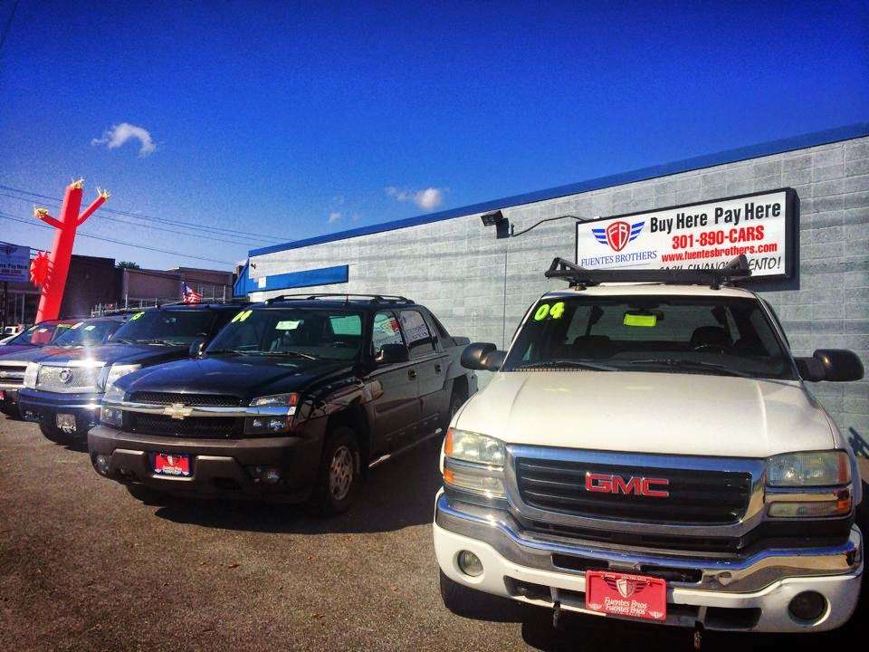 Fuentes Brothers Auto Sales | 5600 Sunnyside Ave, Beltsville, MD 20705, USA | Phone: (301) 890-2277