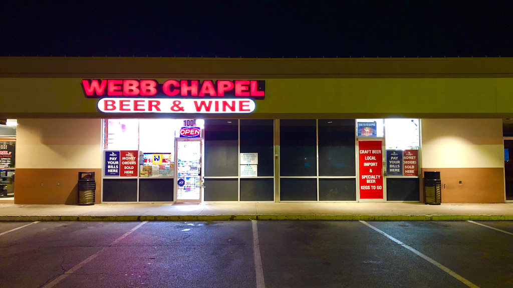 Webb Chapel Beer & Wine | 1004 Webb Chapel Rd, Carrollton, TX 75006, USA | Phone: (972) 416-4303